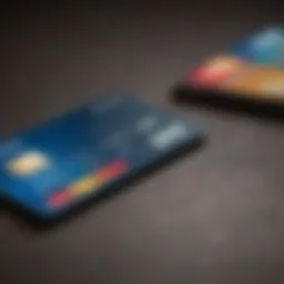 A visual representation of credit card options for low credit scores
