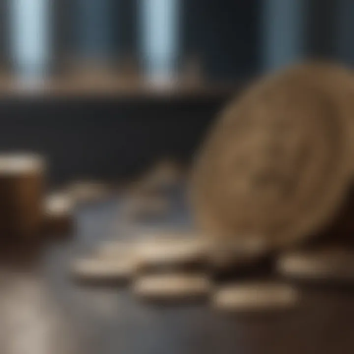 Symbolic imagery depicting the implications of credit behavior