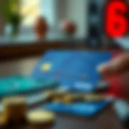 Illustration depicting the correlation between credit ratings and credit card access