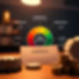 Visual representation of credit score components