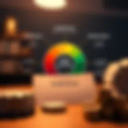 Visual representation of credit score components