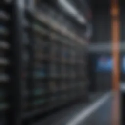 Fibre internet infrastructure showcasing advanced technology