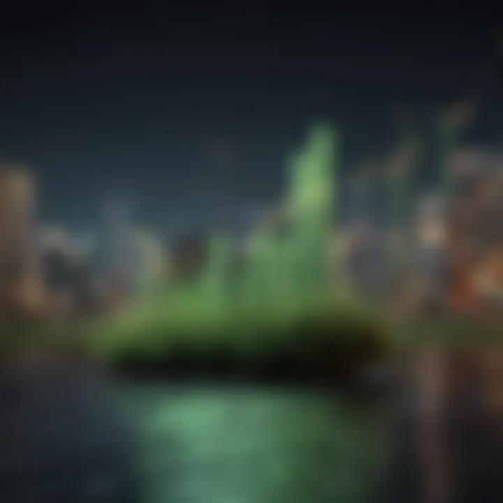 Market Dynamics of Green Energy Investments Graph showcasing market dynamics related to green network energy investments