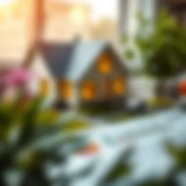 Financial graph illustrating home affordability