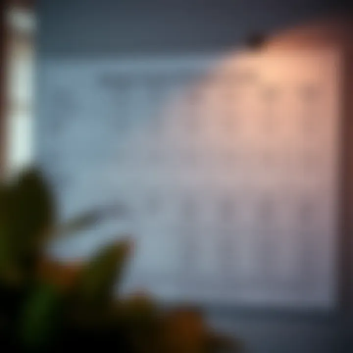 Chart comparing mortgage options and interest rates