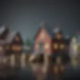 A visual illustration of different types of mortgages available in the UK.