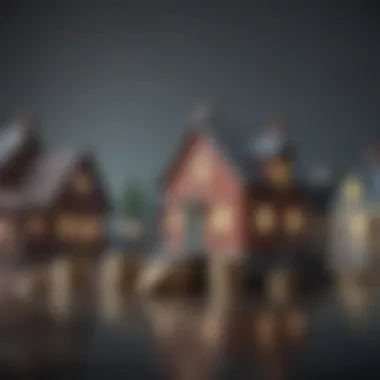 A visual illustration of different types of mortgages available in the UK.