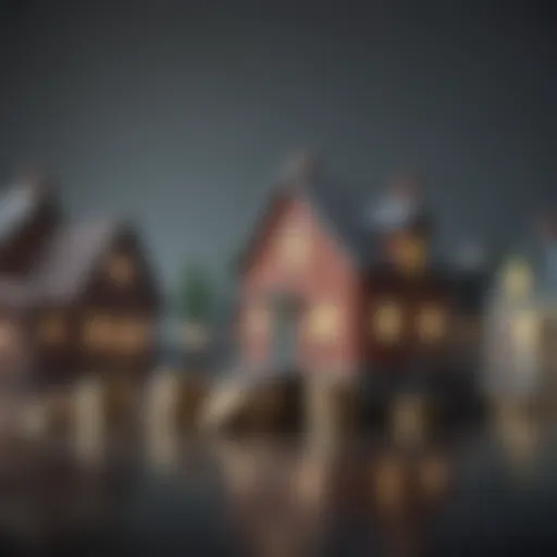A visual illustration of different types of mortgages available in the UK.