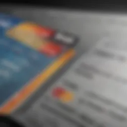 A credit report with highlighted sections showing impact of denials