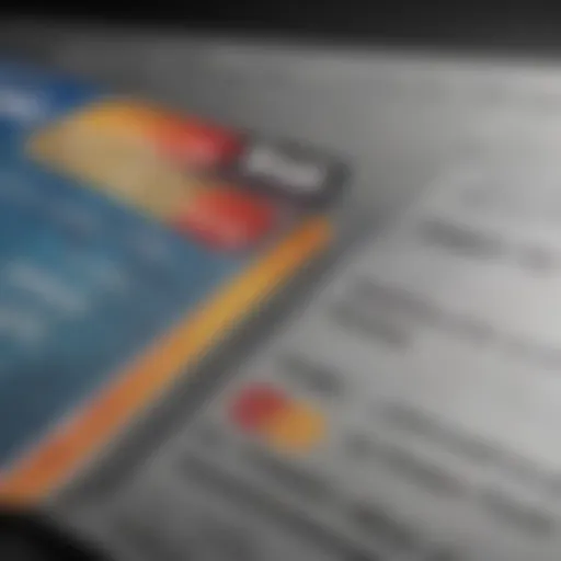A credit report with highlighted sections showing impact of denials