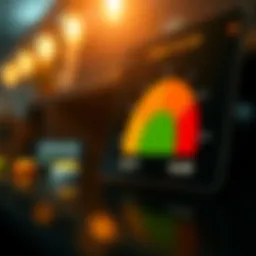 Visual representation of credit score factors