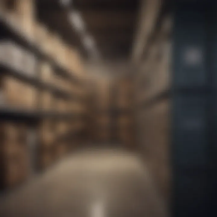 An illustration of various types of storage options available