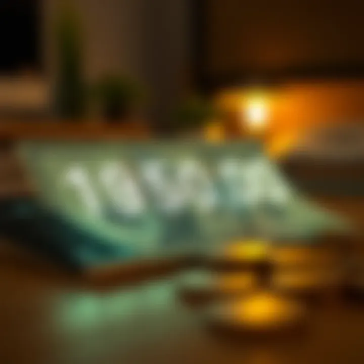 Visual representation of loan interest calculations