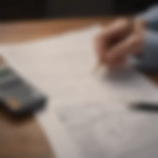 Visual representation of mortgage payment calculation