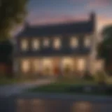 A serene home exterior showcasing a property owned outright