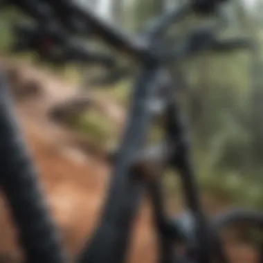 Mountain Bike with Protective Gear A close-up of a mountain bike with protective gear