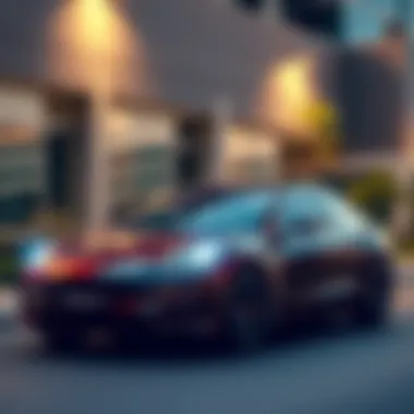 Tesla vehicle showcasing advanced technology