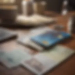 Illustration of various bank account types and their rewards