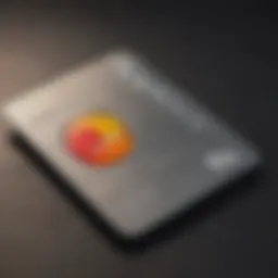 A close-up of a Pay As You Go MasterCard showcasing its design and features.