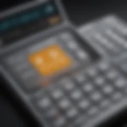 Visual representation of a personal loan calculator interface.