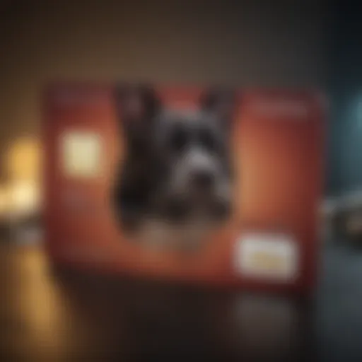 Illustration of a pet credit card with a pet silhouette