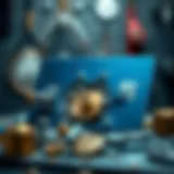 Illustration of prepaid credit card mechanics