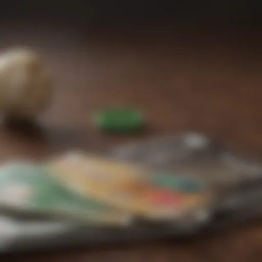 Visual representation of credit scores impacting applications