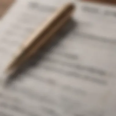 The Importance of Informed Mortgage Decisions A close-up of a pen on mortgage paperwork, symbolizing decision-making