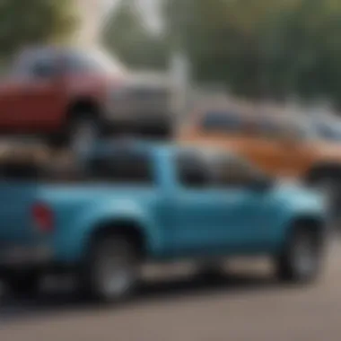 Comparison of Insurance Coverage Types for Pickup Trucks A comparison chart illustrating various insurance coverages