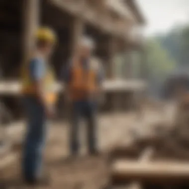 The Importance of Skilled Labor in Rebuilding Labor force collaborating on a rebuilding site