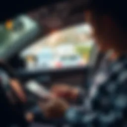 A new driver reviewing their insurance options with a calculator