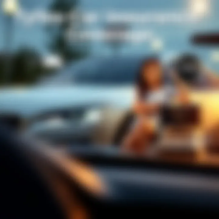 Illustration of various car insurance coverage types