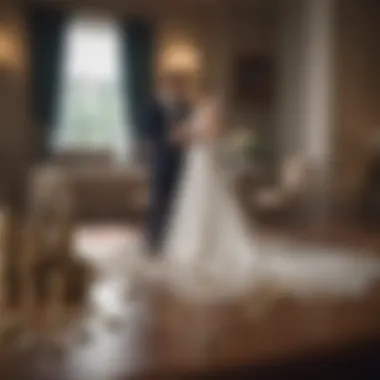 Financial Planning for Weddings A serene wedding scene symbolizing financial planning and decision-making