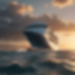 Cruise Ship in Open Water