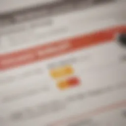 A detailed view of a credit report highlighting key sections