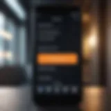 A smartphone displaying an unlock screen