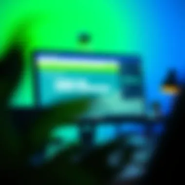 A computer screen showing an online loan application.